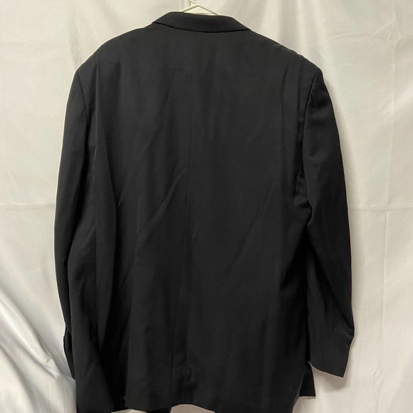 Lineal Juomo Wool Sport Blazer Jacket Suit 3 Button Black 50L - Picture 2 of 7